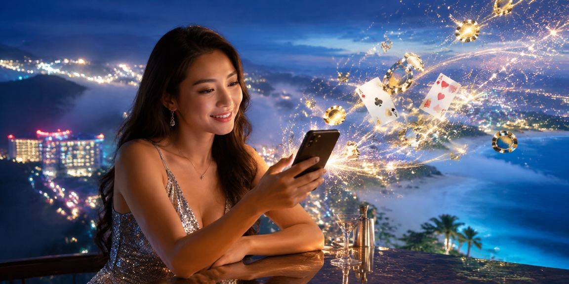 User setting up an Android device to install the najib44 app in Genting Highlands