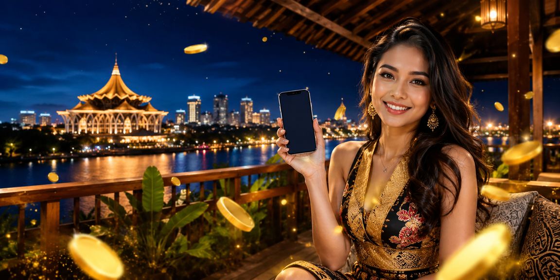 User accessing the najib44 mobile casino via the Android app in Sarawak